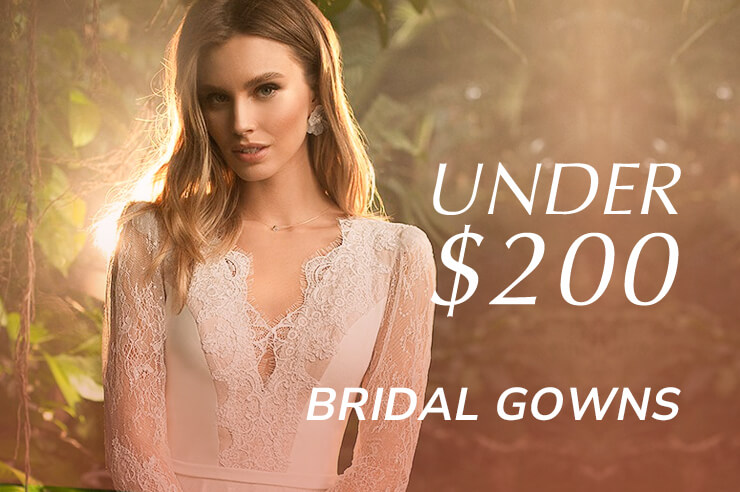 Under $200 Bridal Gowns