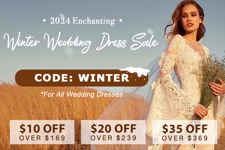 2024 Enchanting Winter Wedding Dress Sale