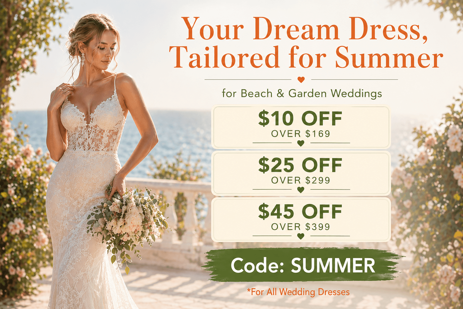 Your Dream Dress, Tailored for Summer
