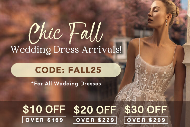 Chic Fall Wedding Dress Arrivals!